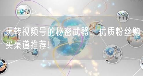 玩转视频号的秘密武器：优质粉丝购买渠道推荐!