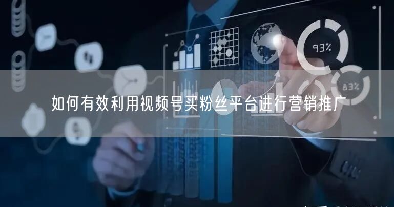 如何有效利用视频号买粉丝平台进行营销推广