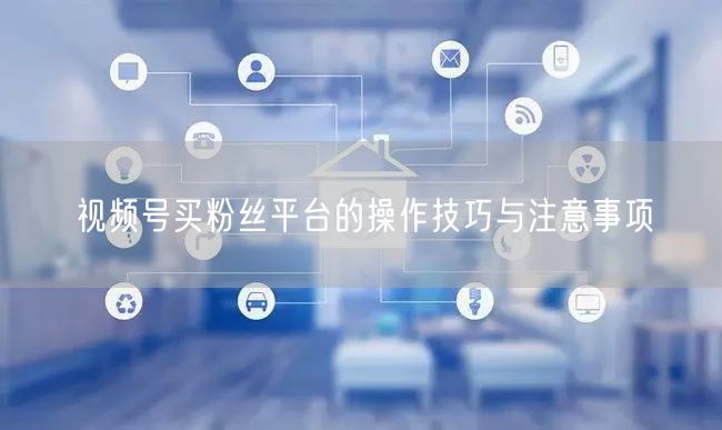 视频号买粉丝平台的操作技巧与注意事项