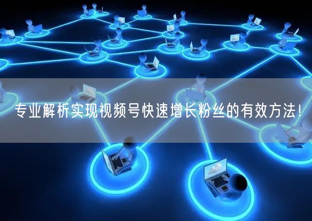 专业解析实现视频号快速增长粉丝的有效方法！